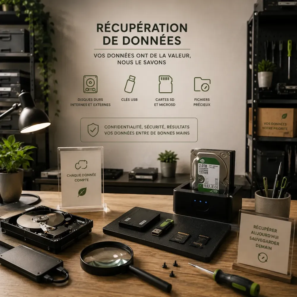 Récupération de données